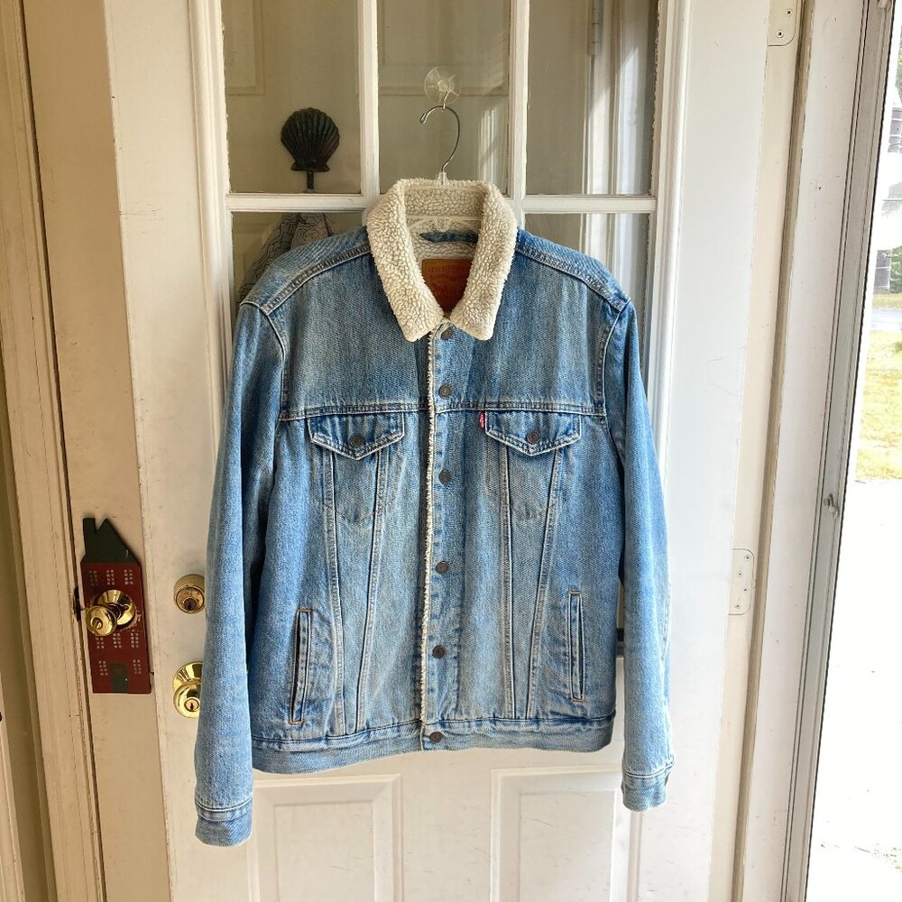 Levi Denim Sheepskin Jacket